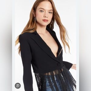 Amanda Uprichard Fringe blazer